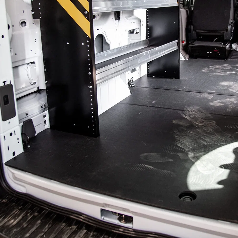 631-123-6441 – LEGEND FLEET Cargo Area Liner, Black Direct Fit Flat Edges Rubber Non-Skid With Door Sill Protector